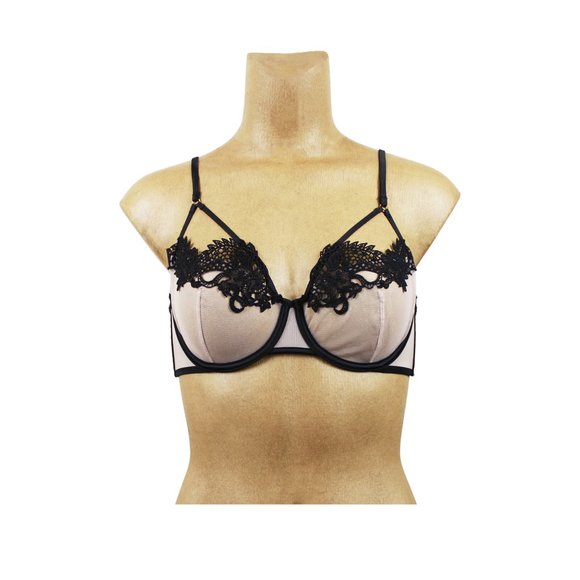 Victoria’s Secret Pink Mesh Dragon Lace Balconette Bra - Picture 1 of 8